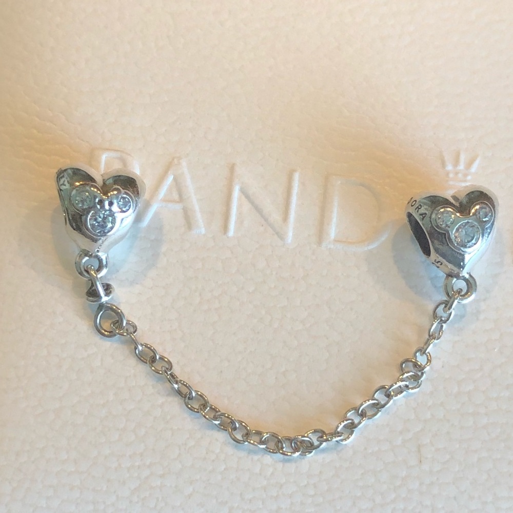 Pandora Disney Heart of Mickey Safety Chain - Picture 2 of 6